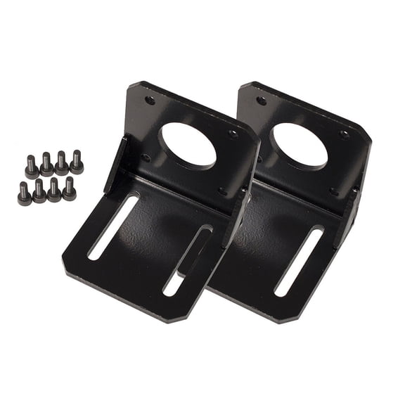 Guyelim 2-Pack 23 Stepper Motor Mounting Brackets with Screws for CNC and 3D Printer Applications