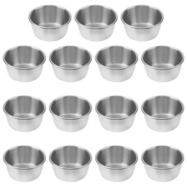 Guyelim Sauce Cups 15pcs Sauce Dipping Bowls Mini Sauce Cups Pudding Cups Restaurant Condiment Cups
