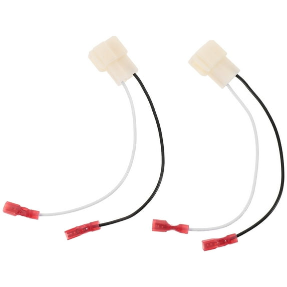 Speaker Wire Harness Adapter for Car Use Cable Plastic 1 Pair
