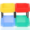 thumbnail image 1 of LABSERRON Storage Bins For Shelves Green Rectangular Design, 1 of 11