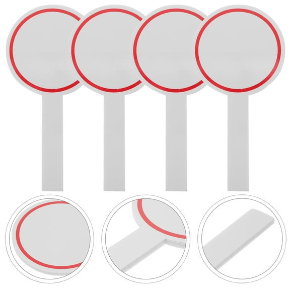 Guyelim 4-Pack Writable Auction Paddles for Judges, Blank Foam Scoreboards for Voting, Scoring, and Event Writing