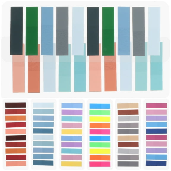 Guyelim book tabs 1600Pcs Book Reading Strips Page Marker Sticky Index Tabs Sticky Index Tabs Sticky Sentence Markers