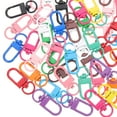 thumbnail image 1 of Guyelim clip keychain 50Pcs Swivel Clasp Zinc Alloy Lobster Claw Clasps Lanyards Trigger Snap Hooks Mixed Color, 1 of 10