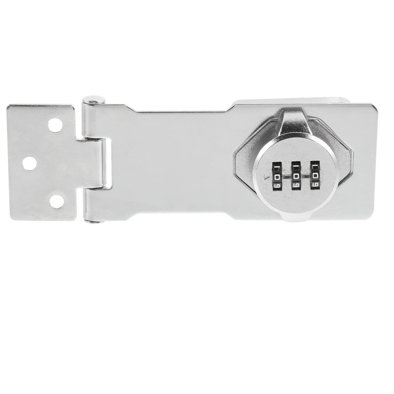 Guyelim hasp latch Mechanical Password Rotary Hasp Lock Door Security ...