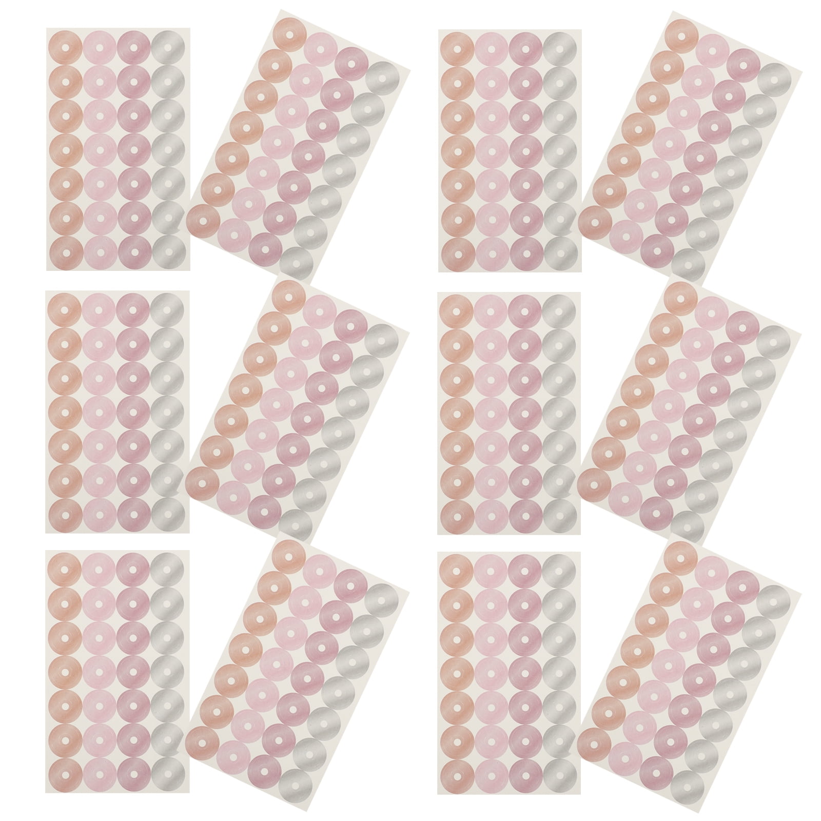 Guyelim hole punch stickers 16 Sheets of Self-adhesive Reinforcement ...