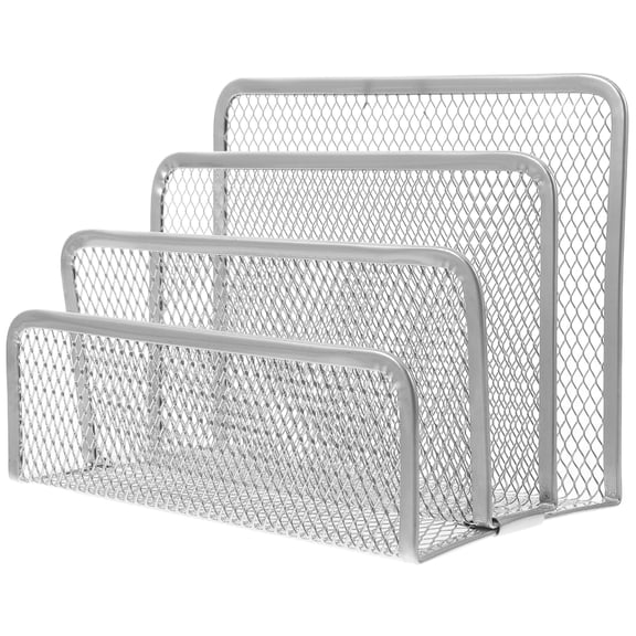 Guyelim mail organizer Office Mail Organizer Metal File Stand File Shelf Stand Desk File Organizing Book Bracket