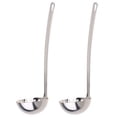thumbnail image 1 of Guyelim multifunctional spoons 2PCS Stainless Steel Serving Spoons with Hanging Holes Long Handle Hot Pot Colanders Soup Spoons, 1 of 10