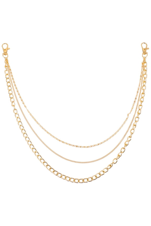 pants chain 2pcs Unisex Metal Pant Chains Punk Style Personality Pants Chains for Men and Women