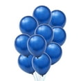 thumbnail image 1 of Guyelim party balloons 100 Pcs 10 Inch Balloons Portable Lightweight Balloons Wedding Birthday Party Latex Balloons Home Banquet Room Layout Balloons (Dark Blue), 1 of 10