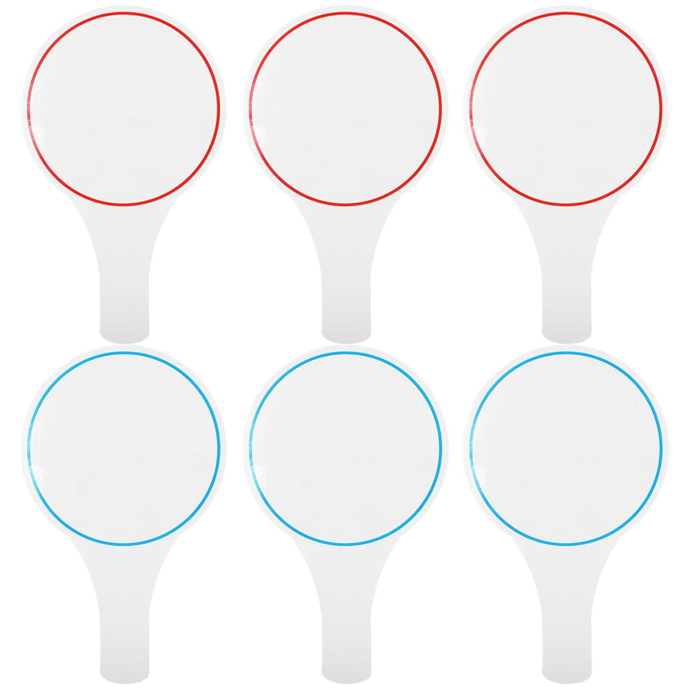 Guyelim scoreboard 6Pcs Blank Scoreboards Handheld Scoreboards Dry