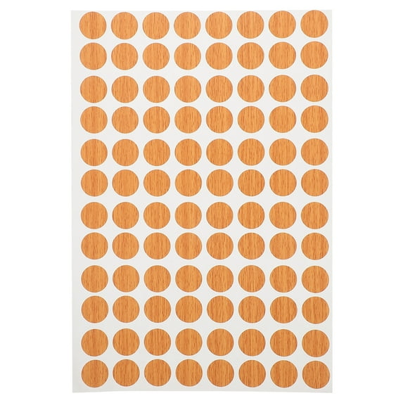 1 Sheet Self Adhesive Screw Hole Cover Sticker for Furniture Cabinet