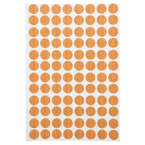 1 Sheet Self Adhesive Screw Hole Cover Sticker for Furniture Cabinet