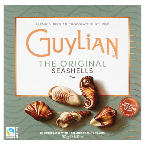 Guylian Belgian Chocolate Sea Shells 250g, British Import (Pack of 3)
