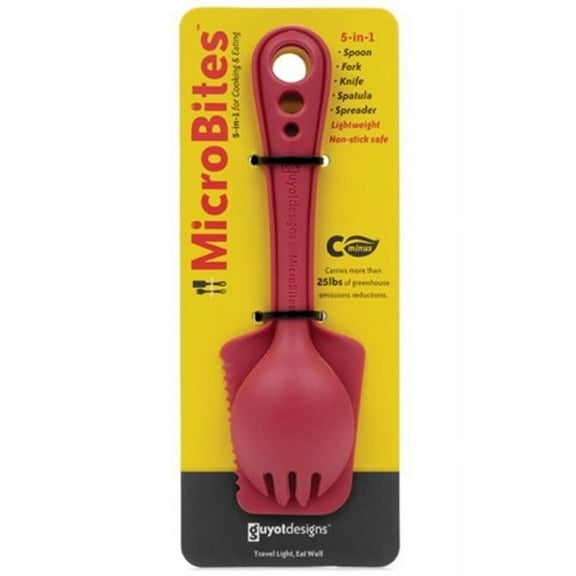 Guyot Designs Mealgear Microbites Tomato Camping Flatware Set