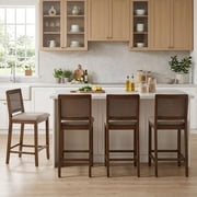 Guyou Rattan Bar Stools Set of 4 - rated 4.4 stars from 23 reviews