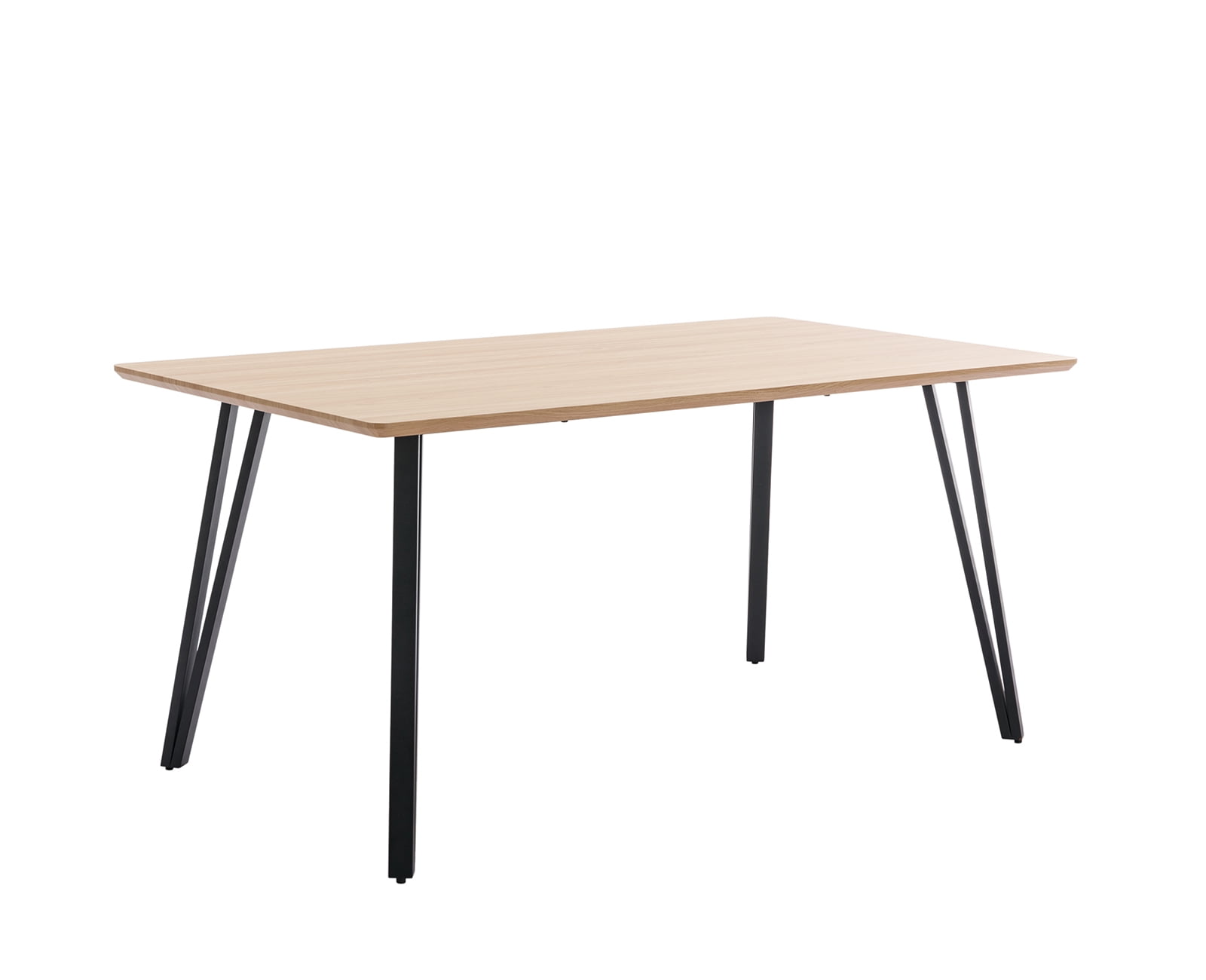 Guyou Modern Solid Wood Dining Table, 63 Inch Farmhouse Wooden Square ...