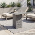 thumbnail image 1 of Guyou Small Square End Table Faux Marble Wood Bedside Table 20" Modern Side Table for Living Room, Reception Room, Home Office, 1 of 10