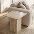 thumbnail image 1 of Guyou Small Square End Table Faux Marble Wood Bedside Table 20" Modern Side Table for Living Room, Reception Room, Home Office, 1 of 16