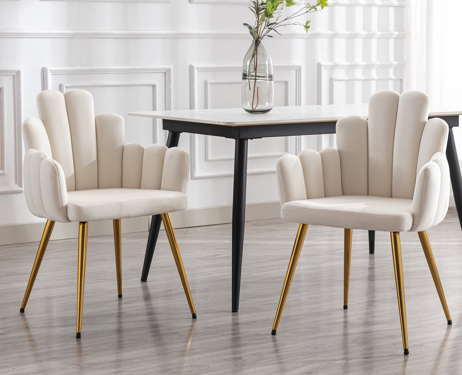 Dining Room Milia Dining Chair KIGFTSOD Set Of Velvet Dining