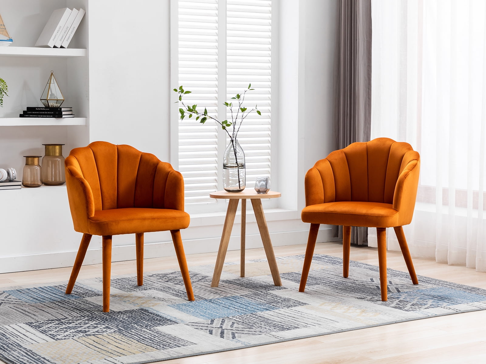 Set Of 2 Modern Upholstered Dining Chairs - PU Leather, Beige, Metal Legs, 300 Lb Capacity, 19" Seat Height, Easy Assembly