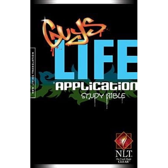 Pre-Owned Guys Life Application Study Bible NLT (Paperback) 1414315988 9781414315980