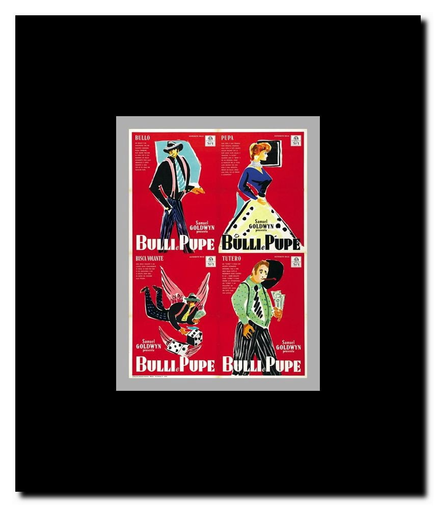 Guys and Dolls Framed Movie Poster