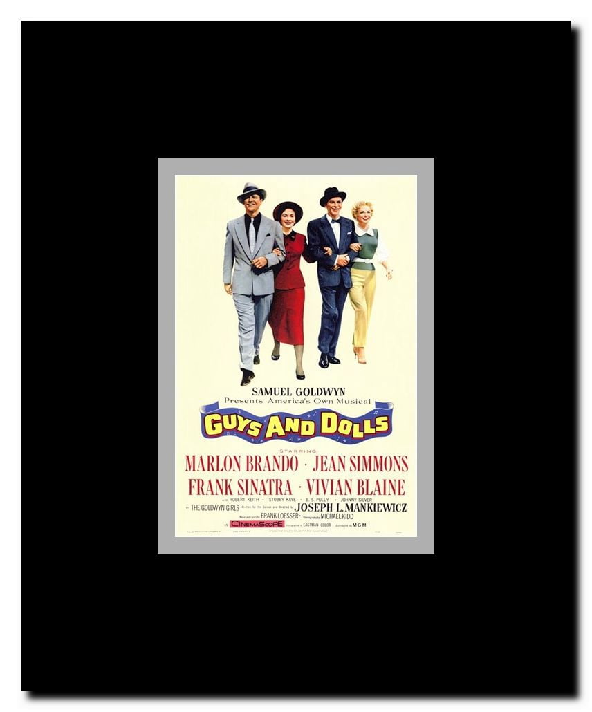 Guys and Dolls Framed Movie Poster