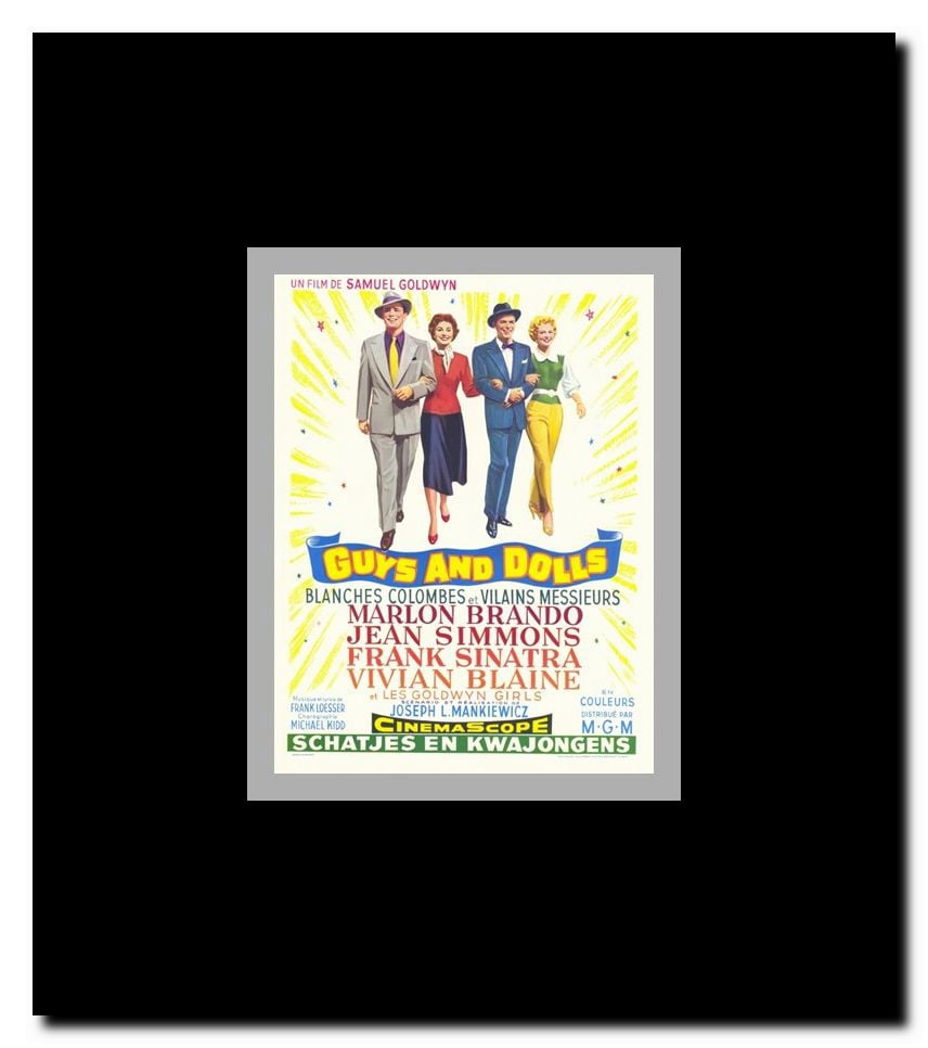 Guys and Dolls Framed Movie Poster