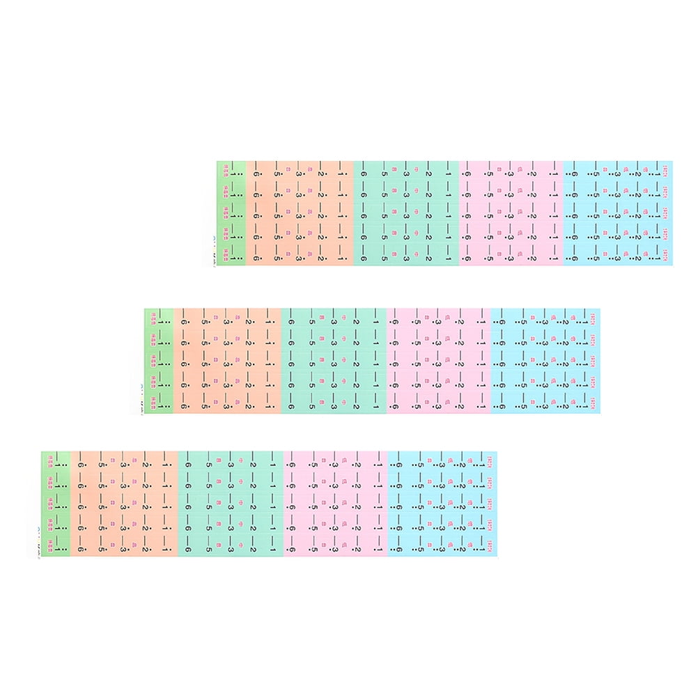 Guzheng Scale Stickers Accessories Fingering Decal Fretboard Zither