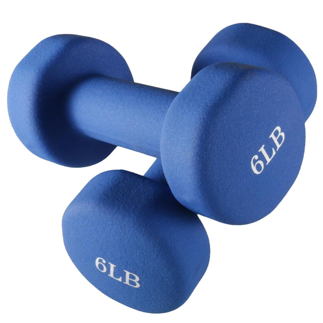 Guzom Dumbbell Set of 26/8/10/12/15 Lb Neoprene Coated Hand Weights