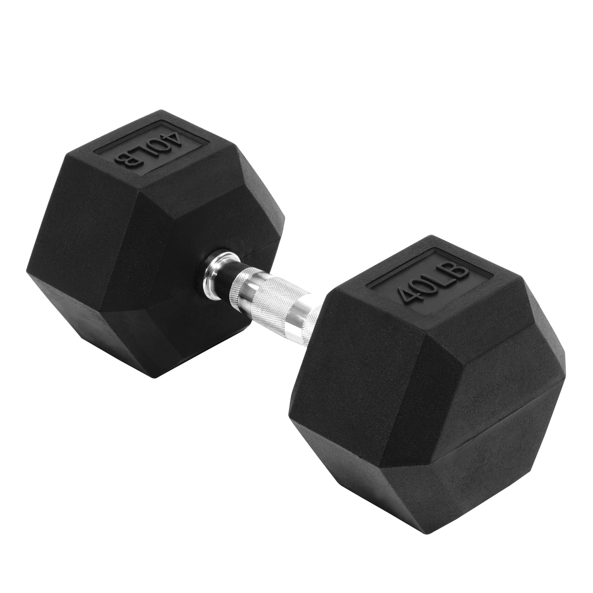 Guzom Exercise and Fitness Neoprene Coated Dumbbell, Blue, 40 lb