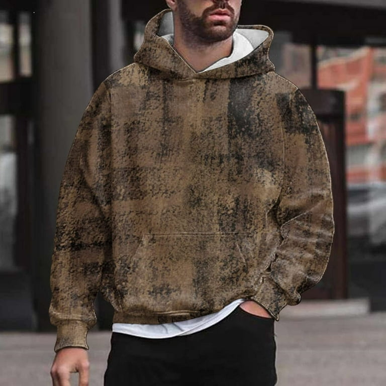 Fuzzy sweatshirt for men clearance