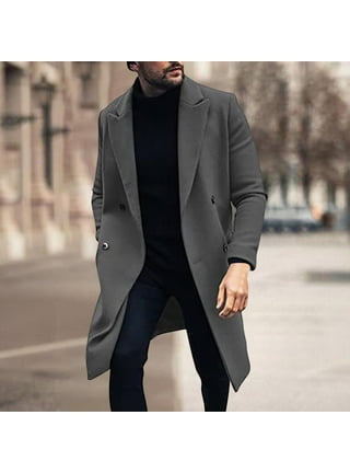 Mens Peacoats in Mens Coats and Jackets Gray Walmart