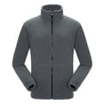 thumbnail image 1 of FAIOROI Outdoor Jackets for Women- Casual without Hood Warm Thick Fleece Zipper Womens Winter Coats Dark Gray Size S, 1 of 6
