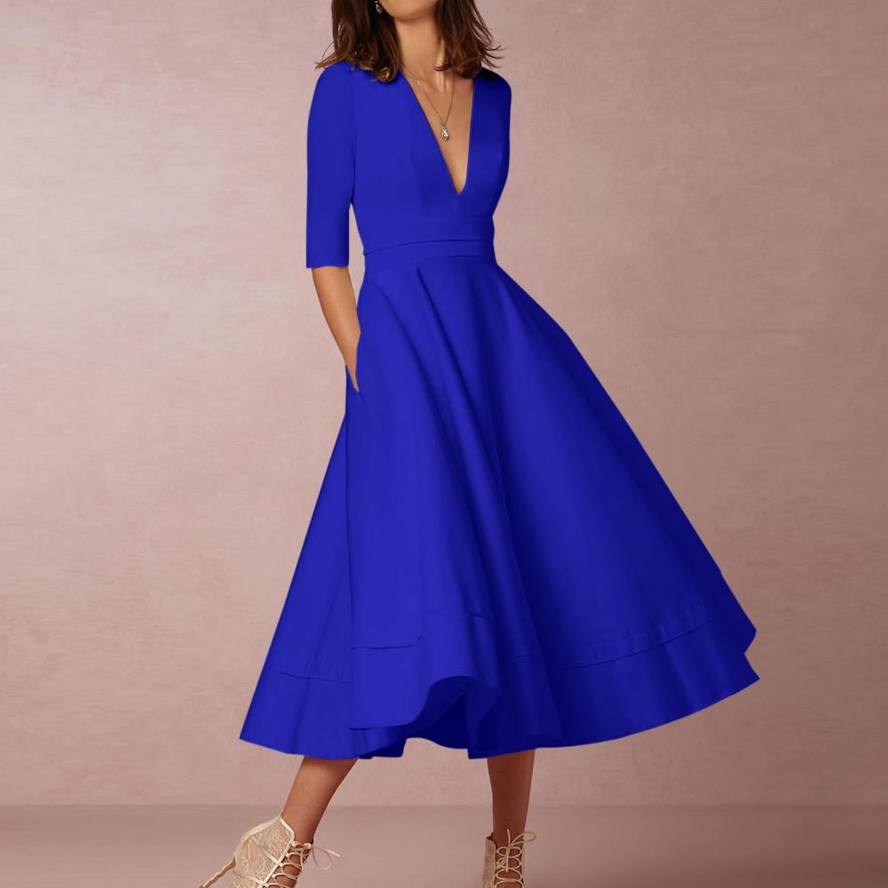 sexy short blue wedding dresses Sexy Short Royal Blue Off-the-shoulder Sequined Homecoming Dress With –  Newinlook main image 0