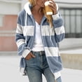 thumbnail image 1 of Guzom Womens Fleece Jackets- Gradient Casual Zipper lightweight Comfy Womens Winter Coats Light Blue Size XL, 1 of 5