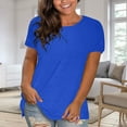thumbnail image 1 of Zunfeo Junior Shirts for Women Summer Soft Juniors Tops Short Sleeve Tops Pullover Casual Crew Neck Printed Tee Shirts, 1 of 5