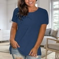 thumbnail image 1 of Zunfeo Junior Shirts for Women Summer Soft Juniors Tops Short Sleeve Tops Pullover Casual Crew Neck Printed Tee Shirts, 1 of 4