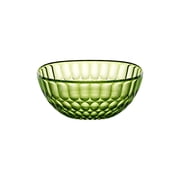 Guzzini Bowl Vanity Green 9.8 Stackable Bio-Base Acrylic Crystal for Salads Pasta, Fruits Serveware