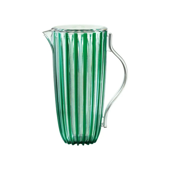 Guzzini Dolcevita Green Pitcher with Lid Bio-Based Plastic 1.75L Emerald Outdoor Indoor Entertainment