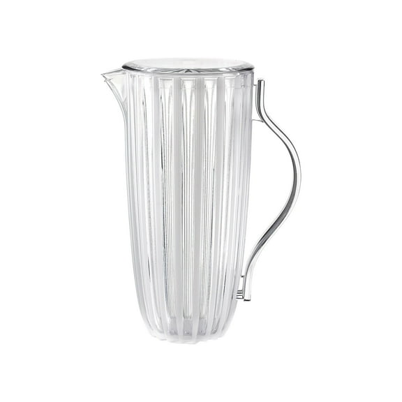 Guzzini Dolcevita White Pitcher with Lid Bio-Based Plastic 1.75L Outdoor Indoor Entertainment Modern Elegant