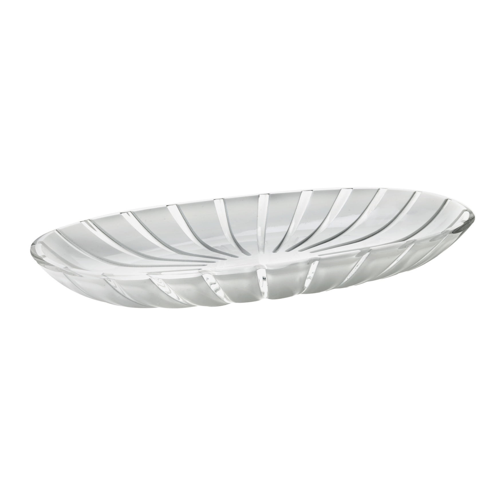 Grace Clear SMMA Plastic Serving Tray 15 x 7.5 Inch