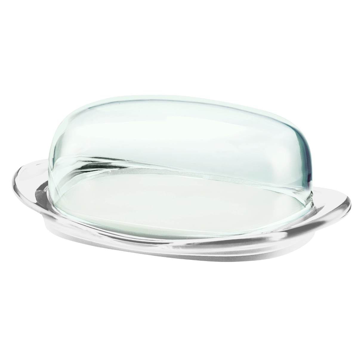 Guzzini Clear Acrylic Rectangular Butter Dish with Cover