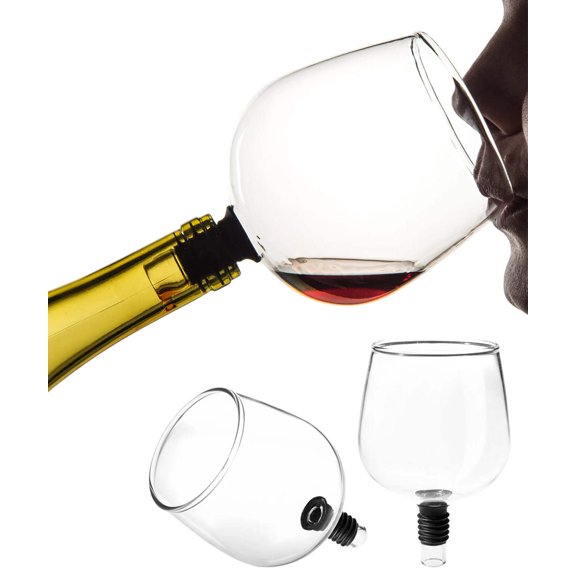 Guzzle Buddy. It Turns Your Bottle of Wine Into Your Wine Glass. As Seen on Shark Tank