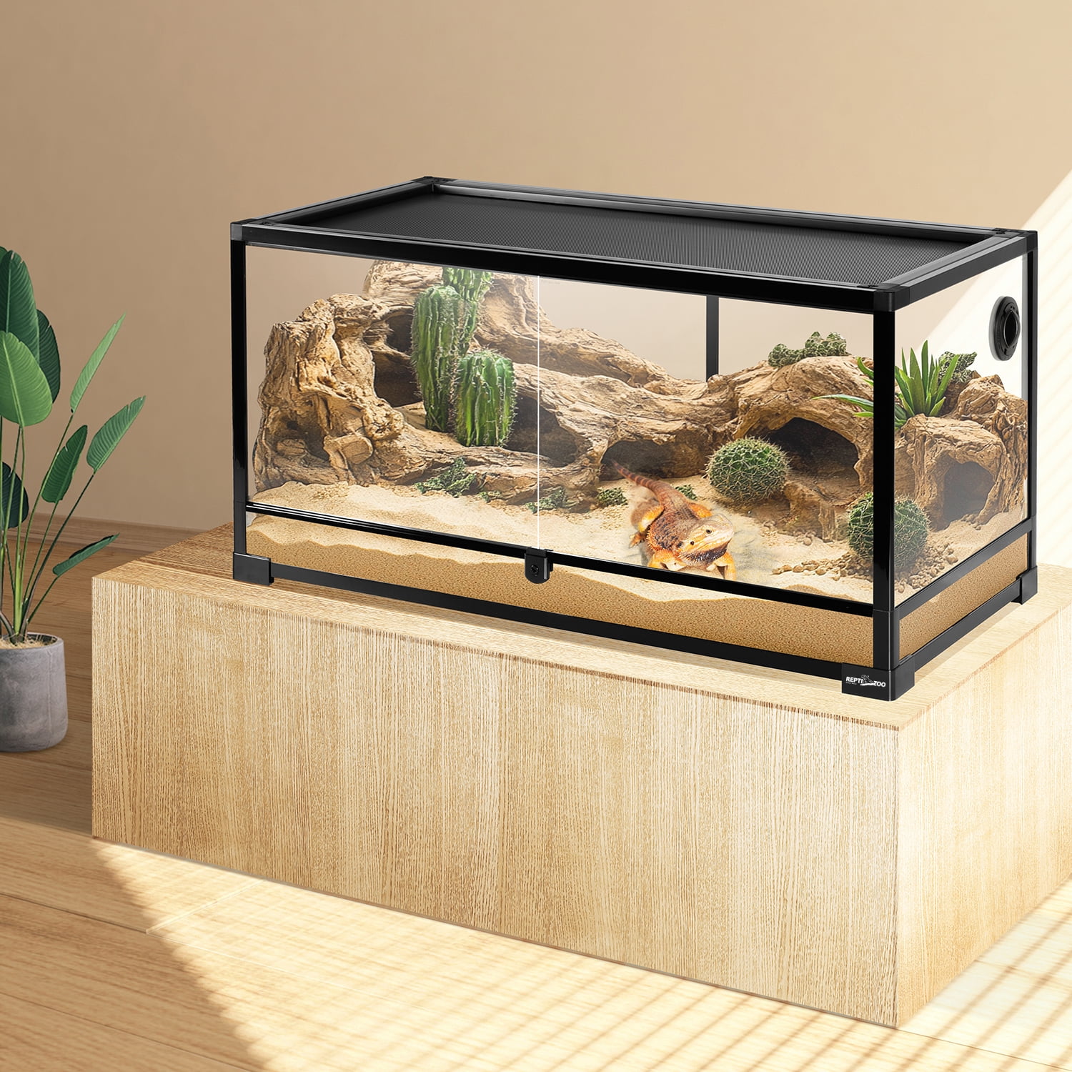 Guzzlo Reptile Terrarium, 40 Gallon, 35.4