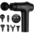 thumbnail image 1 of Gvber Massage Gun, Deep Tissue Massage,Portable massage gun,Mini Massage Gun with 30 Speeds and 6 Heads for Athletes Men Women(Blak), 1 of 9