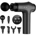 thumbnail image 1 of Gvber Massage Gun, Deep Tissue Massage,Portable massage gun,Mini Massage Gun with 30 Speeds and 6 Heads for Athletes Men Women(Gray), 1 of 9