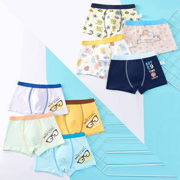 Gvdentm 3-4t Underwear Boys Boys' and Toddler Comfort and ComfortSoft Boxer Briefs, Multipack Blue,9-12 Years