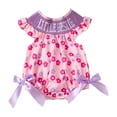 thumbnail image 1 of Gvdentm 3 Month Baby Girl Clothes Mommys Girls Baby Clothes Girl Smocked Bubble Romper Short Sleeve Bodysuit One Piece Summer Outfits Clothes Girl|12-18 Months, 1 of 6
