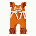 thumbnail image 1 of Gvdentm Baby Cherry Girls Romper Jumpsuits One Piece Clothes Fall Cute Clothing(Orange,12-18 Months), 1 of 8